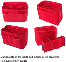 
                        
                          गैलरी व्यूवर में इमेज लोड करें, Purse Bag Organizer Insert with Lots of Different Size Spaces Divider Shaper for Speedy Shoulder Hobo Bag Keep Stuff Organized
                        
                      