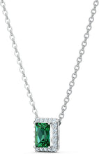 
                        
                          將圖片載入圖庫檢視器 SWAROVSKI Women's Angelic Rectangular Jewelry Collection, Rhodium Finish, Green Crystals, Clear Crystals - JOY2ESpree
                        
                      