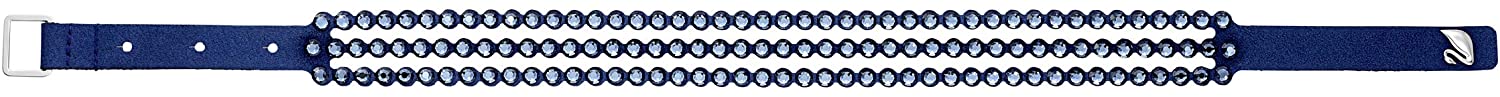 SWAROVSKI Women's Leather Look Crystal Power Bracelet Collection - JOY2ESpree