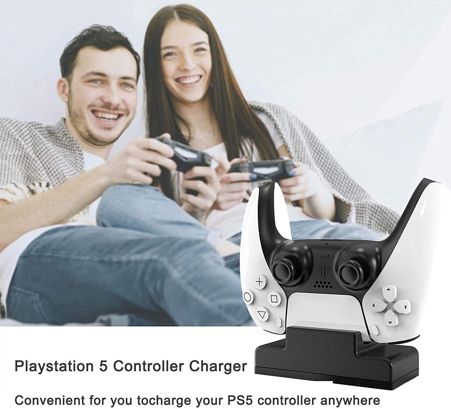 Vertical Stand with Cooling Fan, for PS5 and Playstation 5 Digital Edition Console - JOY2ESpree