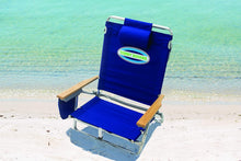 
                        
                          Load image into Gallery viewer, Tommy Bahama 5-Position Classic Lay Flat Folding Backpack Beach Chair
                        
                      