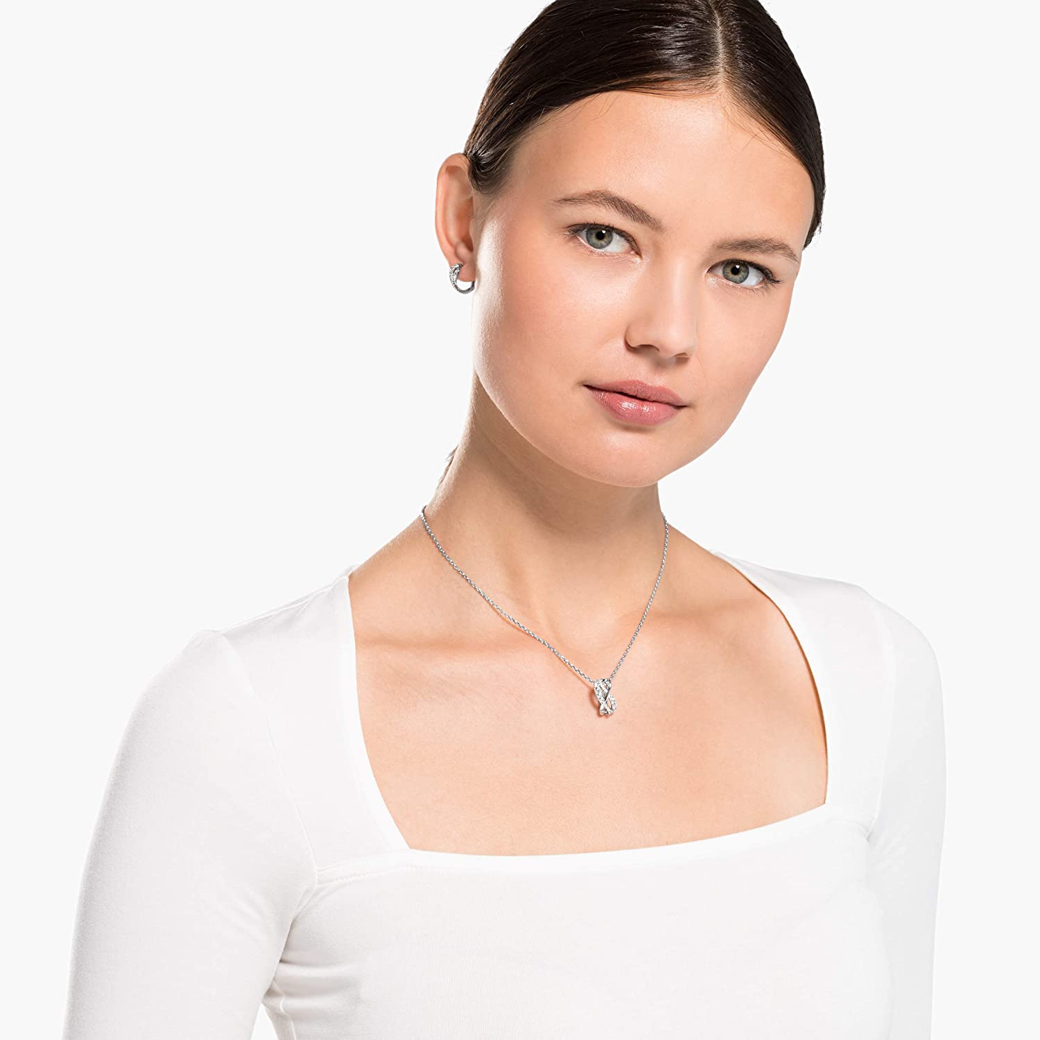SWAROVSKI Women's Jewelry Sets, Crystal Necklace and Earrings Collection - JOY2ESpree