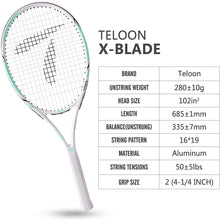 
                        
                          Cargar imagen en el visor de la galería, Teloon Recreational Adult Tennis Rackets-27 inch Tennis Racquet for Men and Women College Students Beginner Tennis Racket. - JOY2ESpree
                        
                      