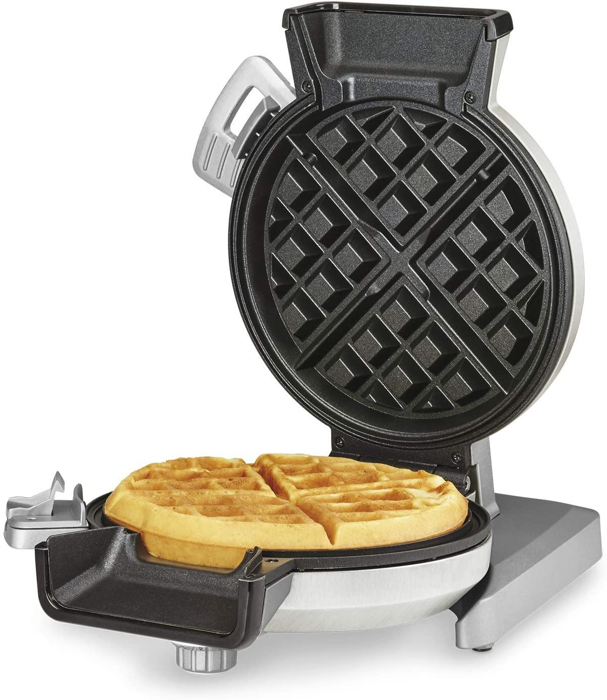 Cuisinart WAF-V100 Waffle Iron, Single, Silver - JOY2ESpree