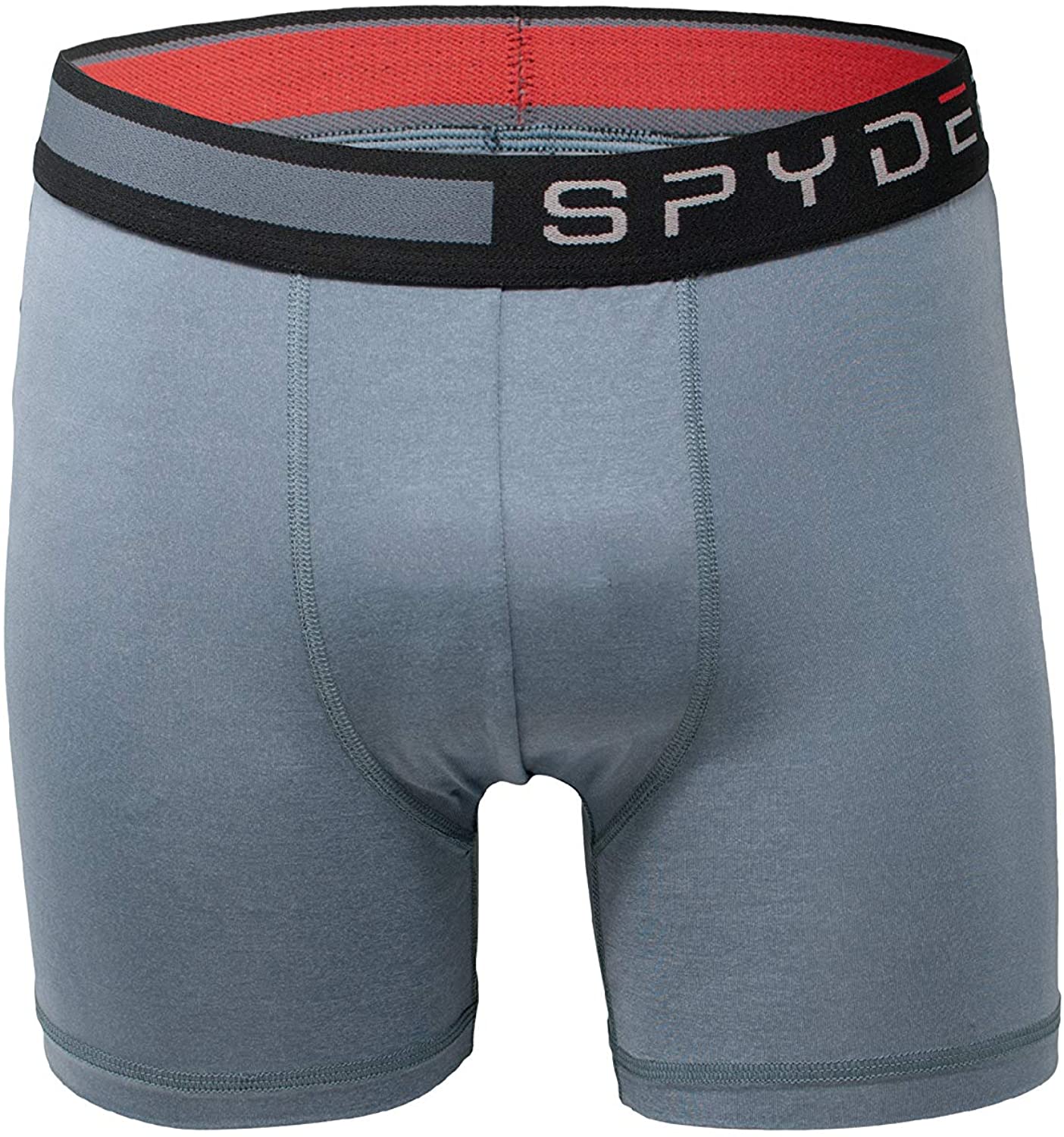 Spyder Mens Boxer Briefs Performance Sports Compression Shorts Athletic Mens Underwear - Mens Boxers Brief - 3 Pack for Men