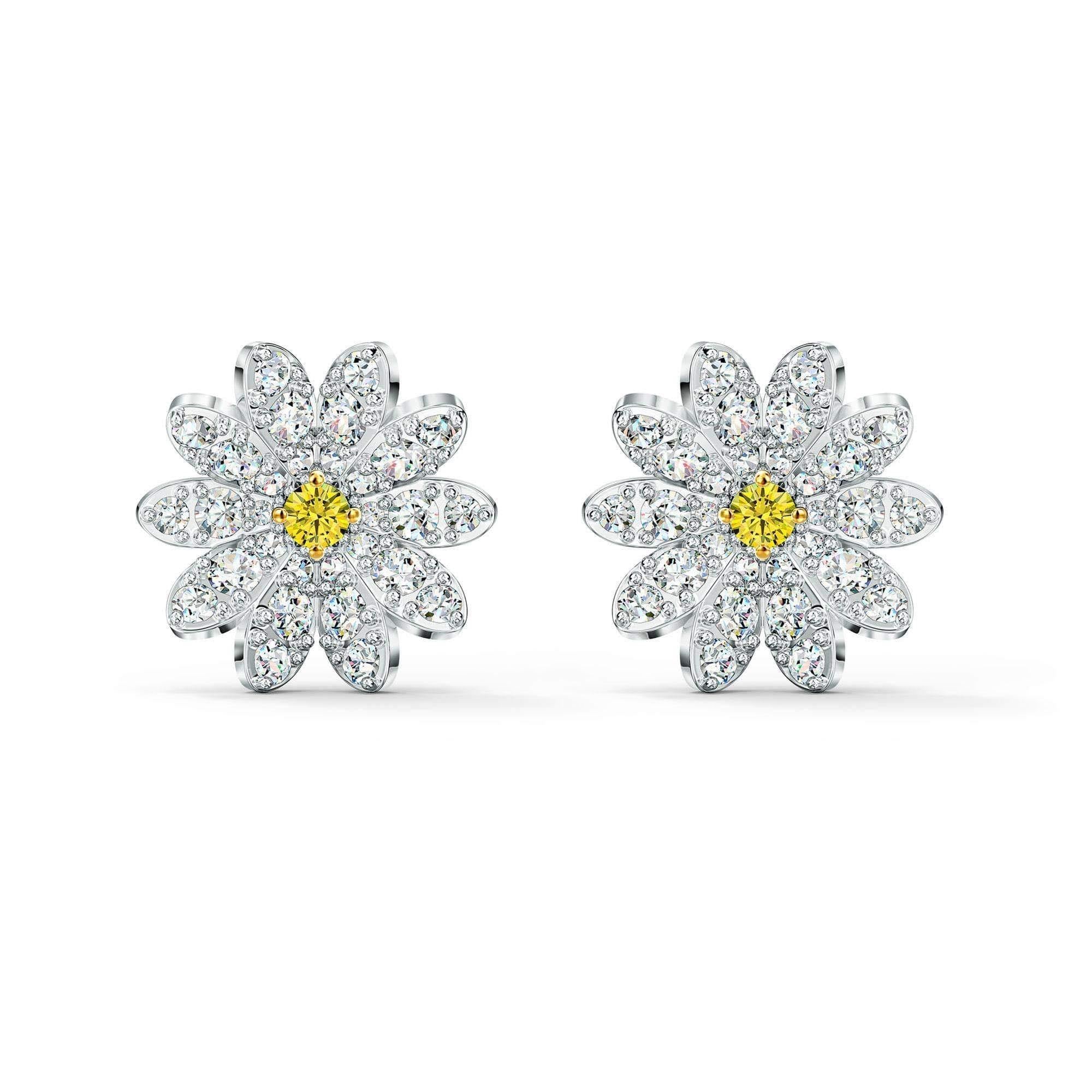 Swarovski Eternal Flower Stud Pierced Earrings - JOY2ESpree