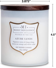 
                        
                          Load image into Gallery viewer, Manly Indulgence Sea Salt &amp; Ginger Scented Jar Candle, 15 Oz, White
                        
                      