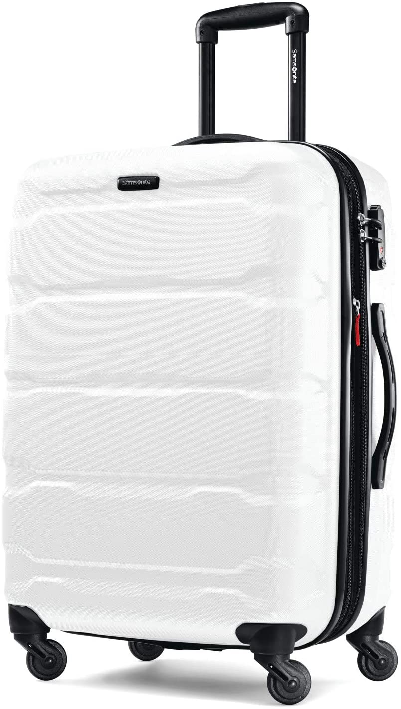 Samsonite Omni PC Hardside Expandable Luggage with Spinner Wheels, Black, Carry-On 20-Inch