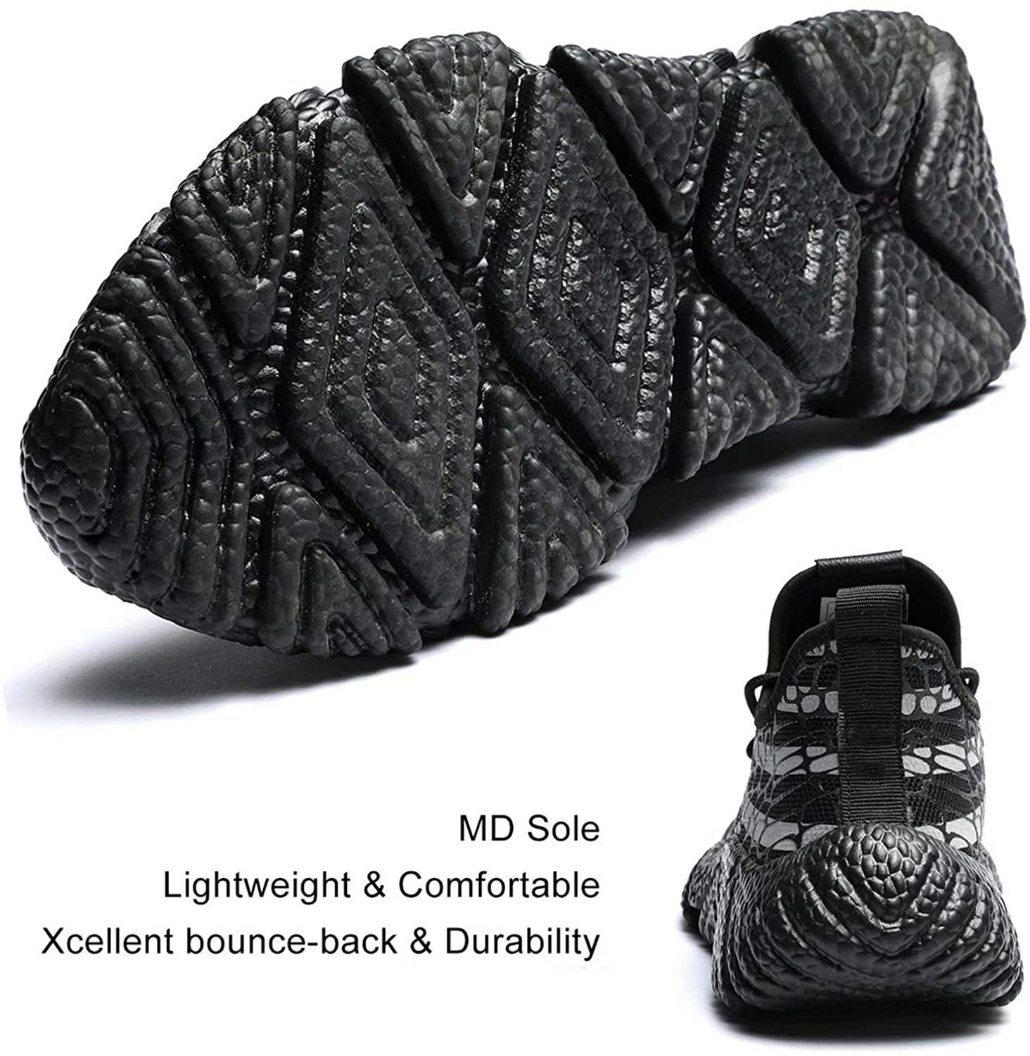 KEEZMZ Men's Running Shoes Fashion Breathable Sneakers Mesh Soft Sole Casual Athletic Lightweight
