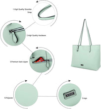 
                        
                          Cargar imagen en el visor de la galería, K.EYRE Women's Soft Faux Leather Tote Bag Purse Handbags Wallet Tote Shoulder Bag Purse Large Capacity
                        
                      