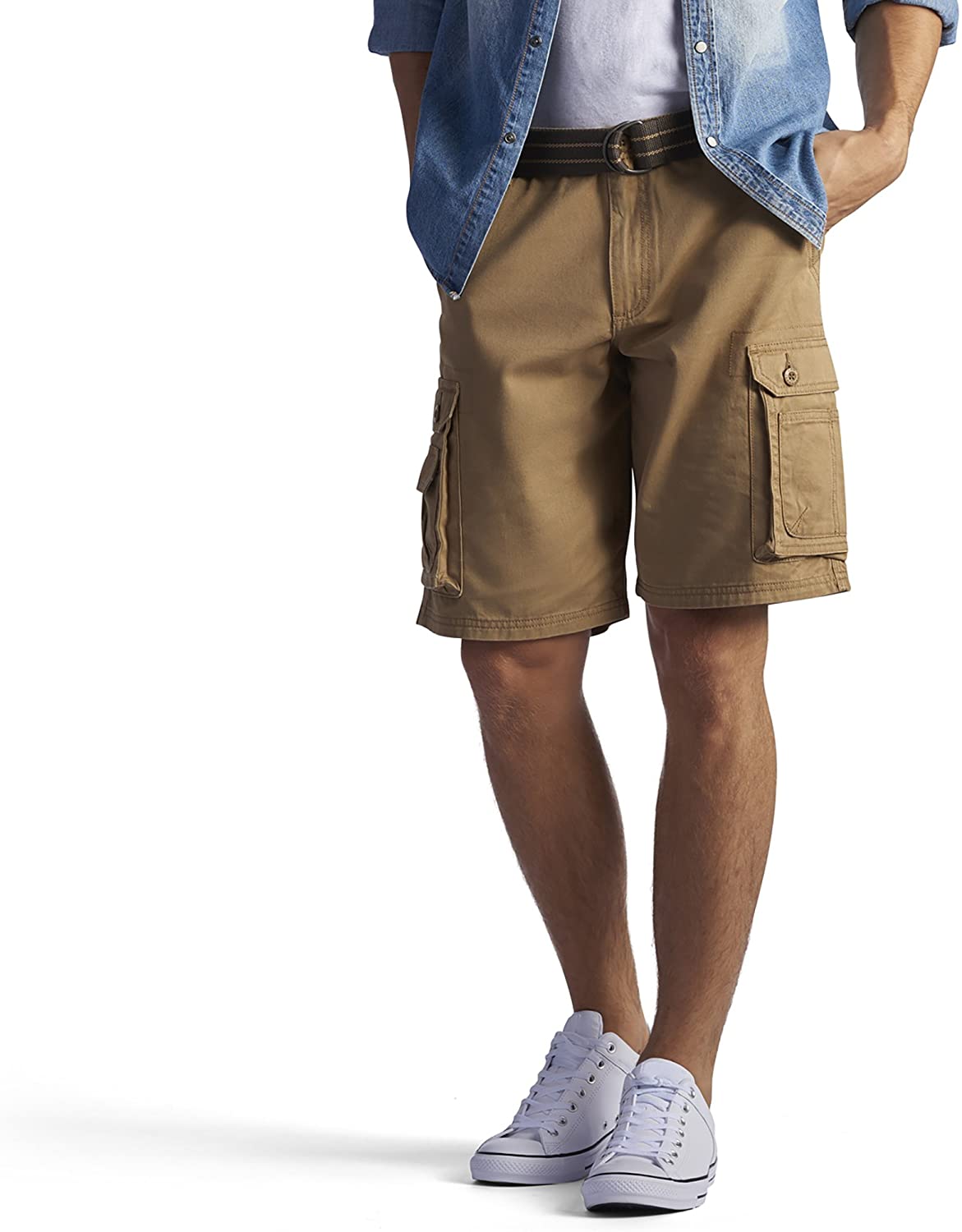 LEE Men's Dungarees New Belted Wyoming Cargo Short