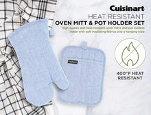 
                        
                          Muat gambar ke penampil Galeri, Cuisinart Chambray Neoprene Mini Oven Mitts, 2 Pack – Heat Resistant to 400 F . - JOY2ESpree
                        
                      