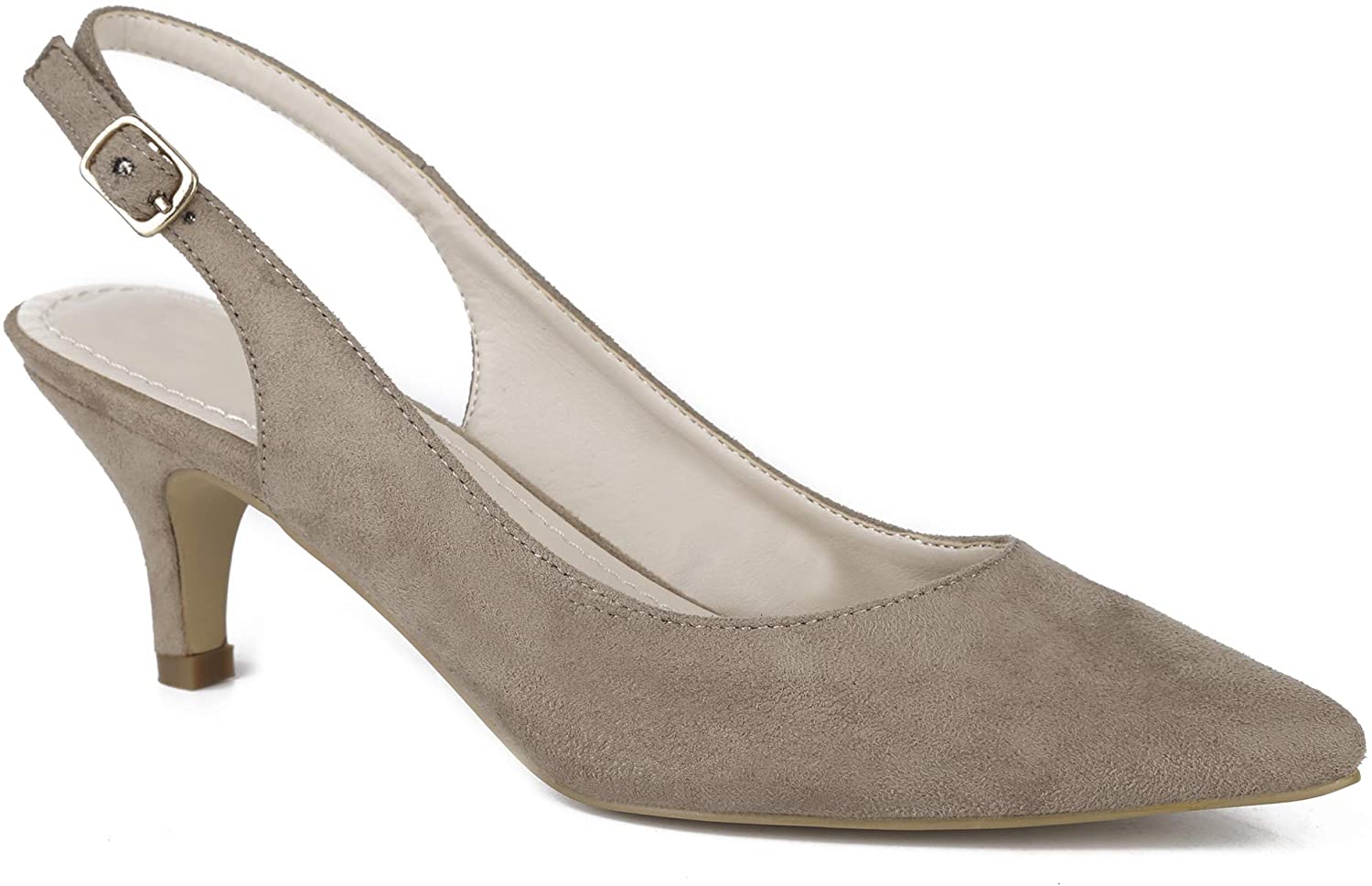 Greatonu Womens Slingback Dress Pump
