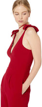 
                        
                          गैलरी व्यूवर में इमेज लोड करें, Dress the Population Women's Maira Sleeveless Plunging Dress Jumpsuit W Bows
                        
                      