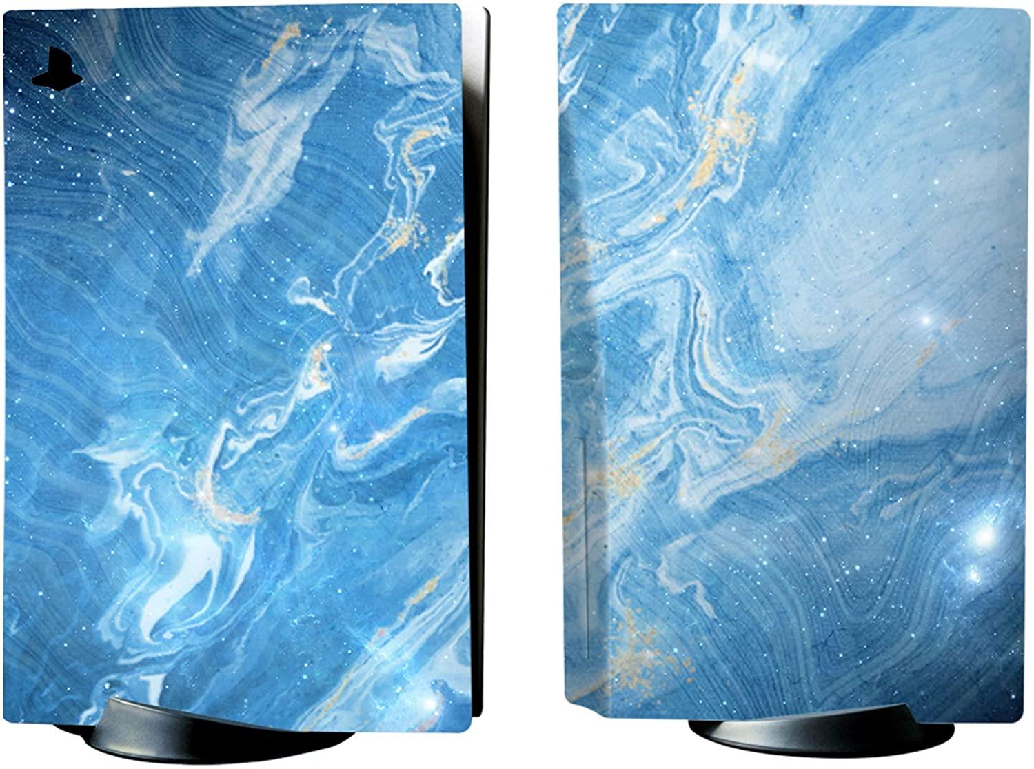 PlayVital Orange Star Universe Full Set Skin Decal for PS5 Console Disk Edition - JOY2ESpree