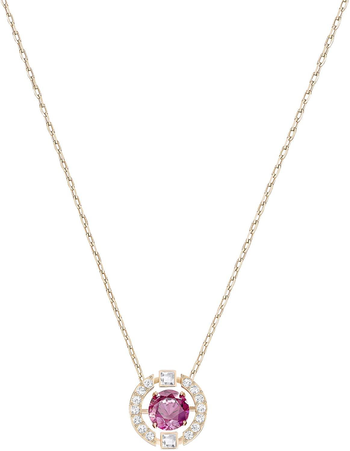 SWAROVSKI Women's Sparking Dance Crystal Jewelry Collection, Rose Gold Tone Finish - JOY2ESpree
