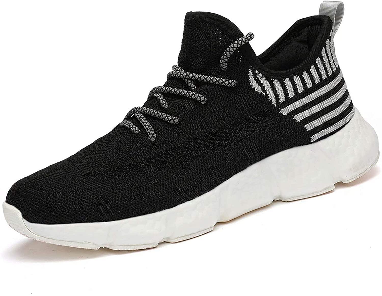 KEEZMZ Men's Running Shoes Fashion Breathable Sneakers Mesh Soft Sole Casual Athletic Lightweight