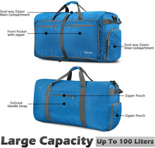 
                        
                          画像をギャラリービューアに読み込む, Gonex 150L Travel Duffel Bag Foldable Extra Large Duffle Bag XL Heavy Duty for Men Women for Luggage Shopping Gray
                        
                      