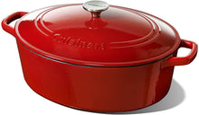 
                        
                          Cargar imagen en el visor de la galería, Cuisinart Cast Iron Casserole, Terracotta Orange, 7-Quart - JOY2ESpree
                        
                      