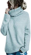 
                        
                          Muat gambar ke penampil Galeri, FISACE Womens Solid Round Neck Oversized Turtleneck Full Sleeve Knitted Sweater Pullover
                        
                      
