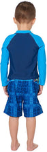 
                        
                          गैलरी व्यूवर में इमेज लोड करें, Tommy Bahama Boys' Long Sleeve Rashguard and Trunks Swimsuit Set
                        
                      