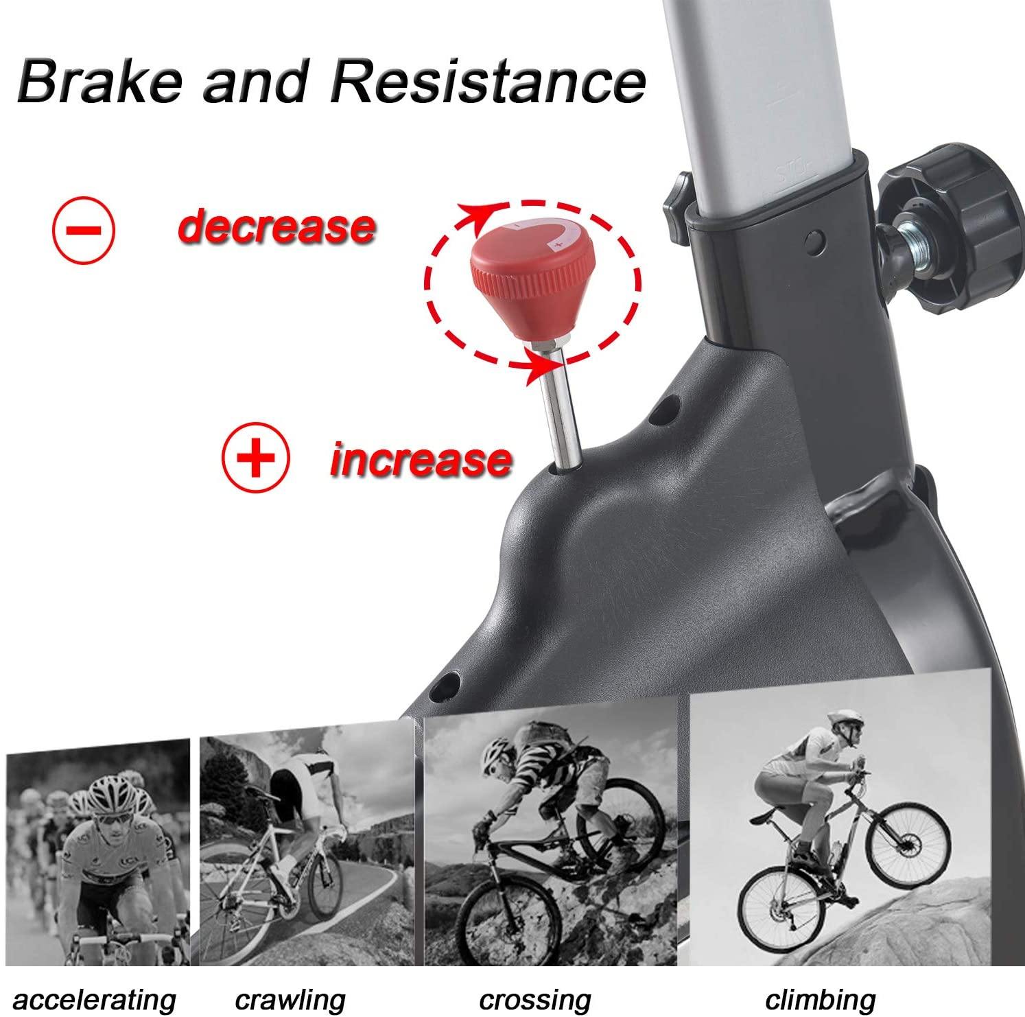 VIGBODY Exercise Bike Indoor Cycling Bike Adjustable Stationary Bicycle - JOY2ESpree
