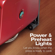 
                        
                          गैलरी व्यूवर में इमेज लोड करें, Hamilton Beach Panini Press, Sandwich Maker &amp; Electric Indoor Grill, Upright Storage, Nonstick Easy Clean Grids, Stainless Steel (25410) - JOY2ESpree
                        
                      
