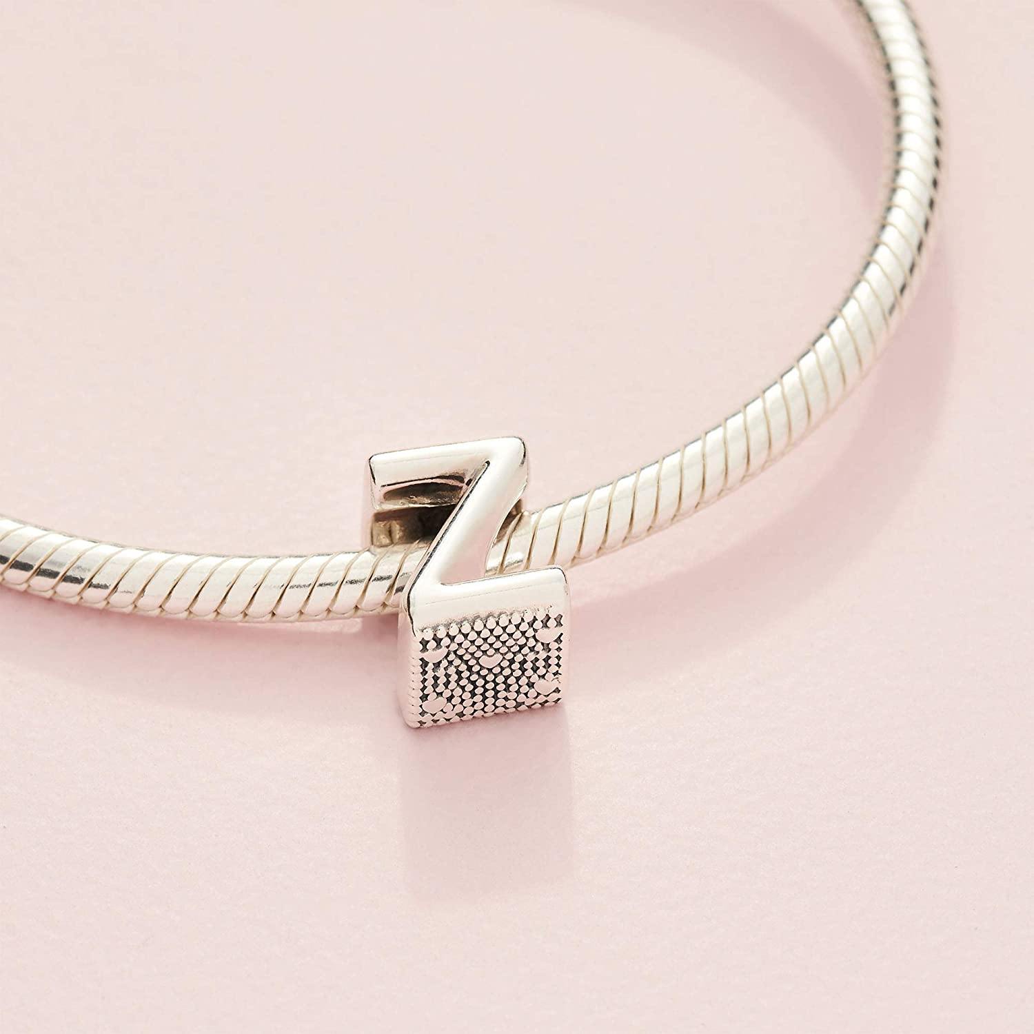 PANDORA Letter 925 Sterling Silver Charm - JOY2ESpree