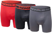 
                        
                          Load image into Gallery viewer, Spyder Performance Mesh Mens Boxer Briefs Sports Underwear 3 Pack for Men
                        
                      