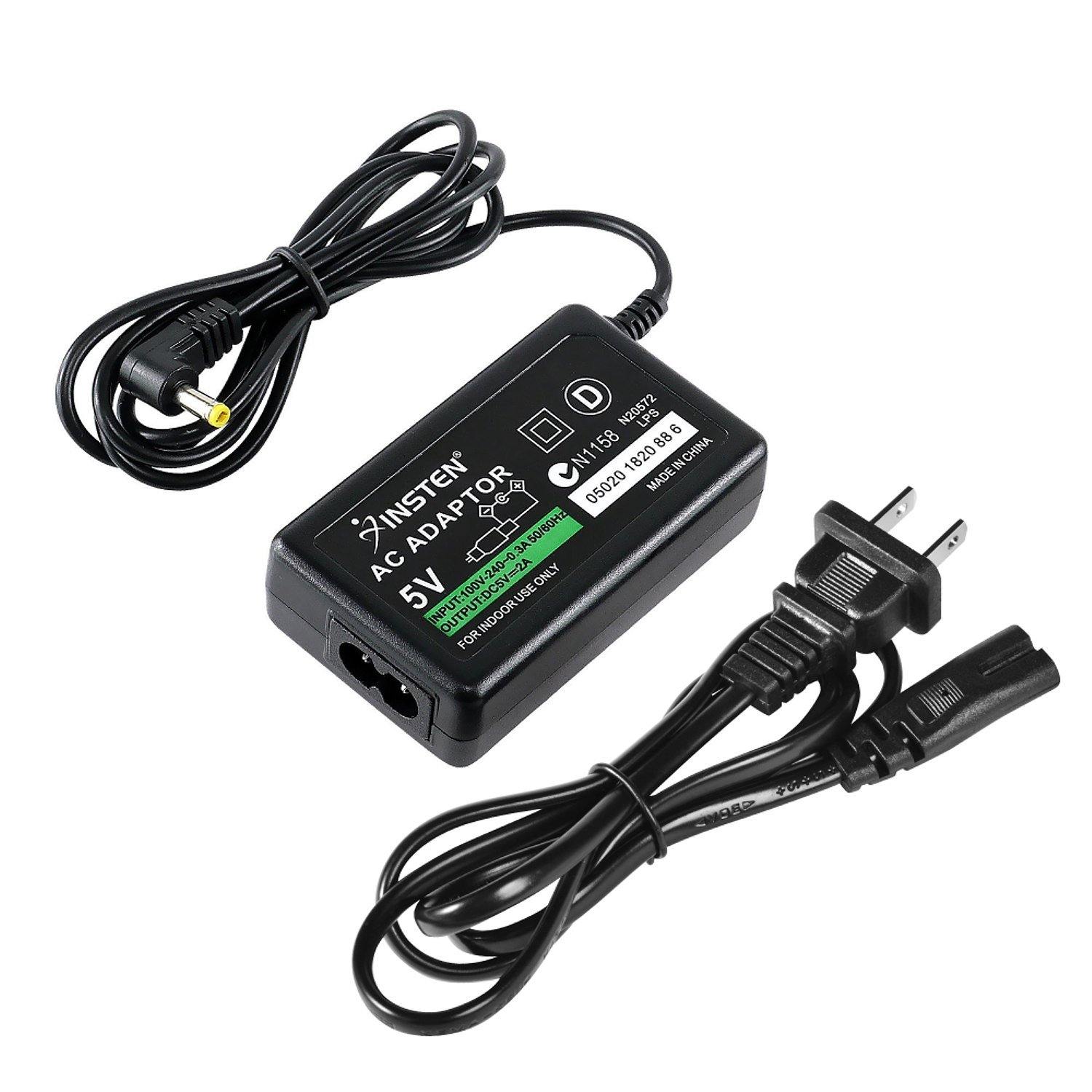 Insten Battery Wall Charger Compatible with Sony PSP-110 PSP-1001 PSP 1000 / PSP Slim & Lite 2000 / PSP 3000 Replacement AC Adapter - JOY2ESpree