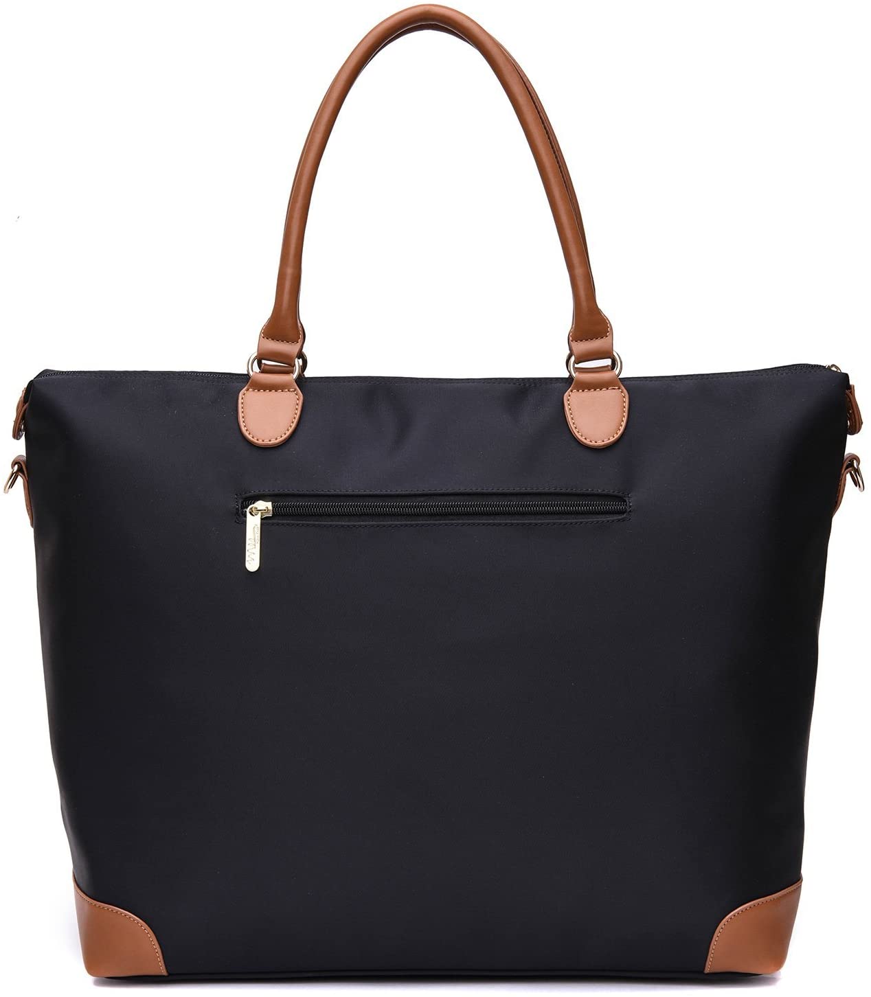 NNEE Large Oversized Water Resistance Nylon Tote Bag With Multiple Pocket Design (Navy)