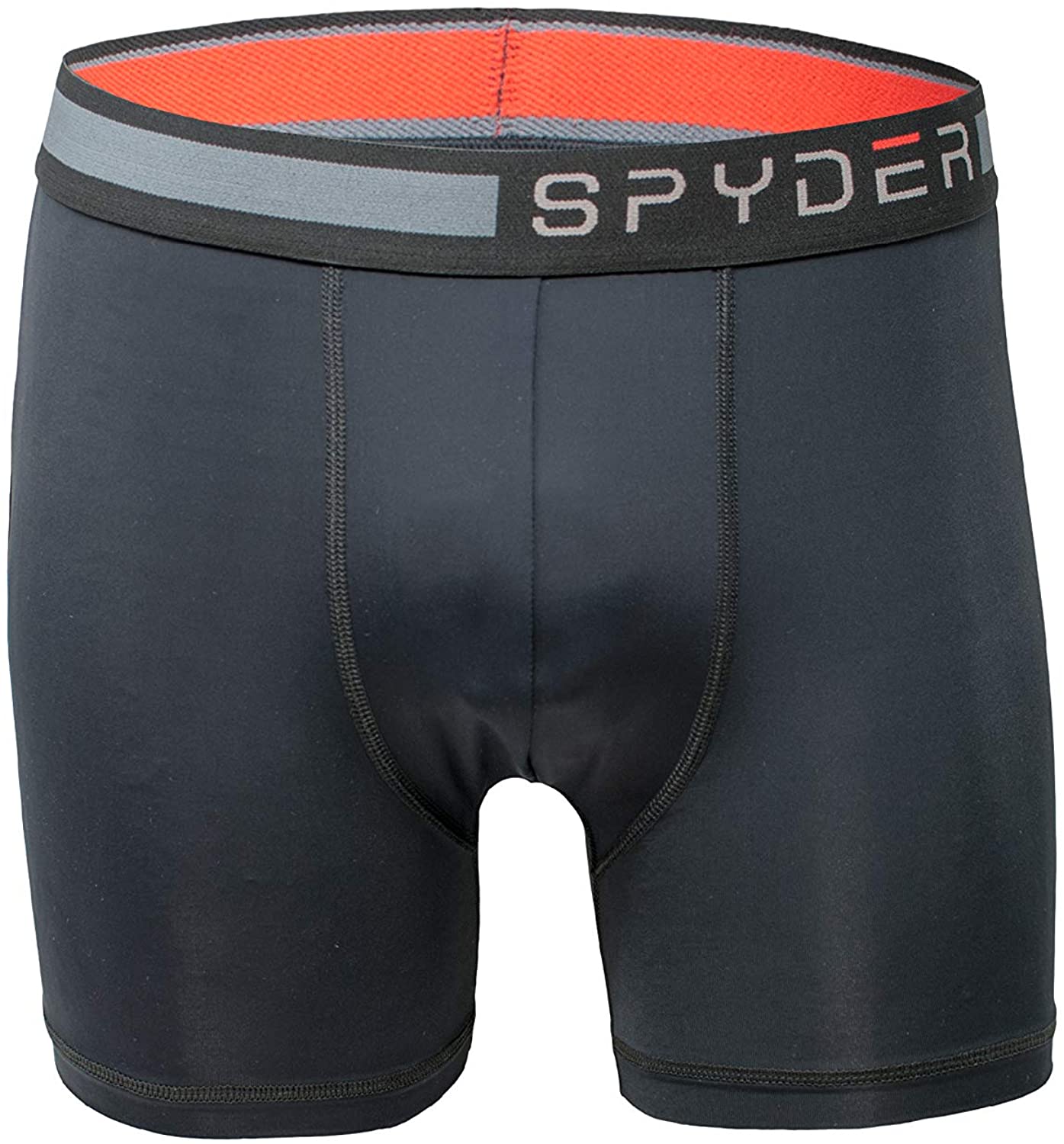 Spyder Mens Boxer Briefs Performance Sports Compression Shorts Athletic Mens Underwear - Mens Boxers Brief - 3 Pack for Men