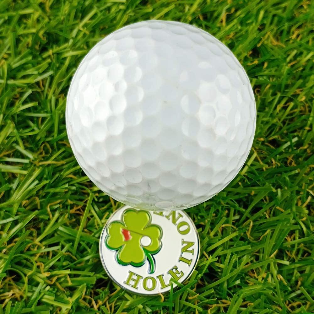 GOLTERS Golf Ball Markers Golf Markers Golf Gifts Clips Pack of 6 - JOY2ESpree