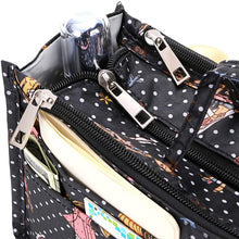 
                        
                          Load image into Gallery viewer, BTSKY New Printing Handbag Organizers Inside Purse Insert-High Capacity 13 Pockets Bag Tote Organizer with Handle Peacock Flower
                        
                      