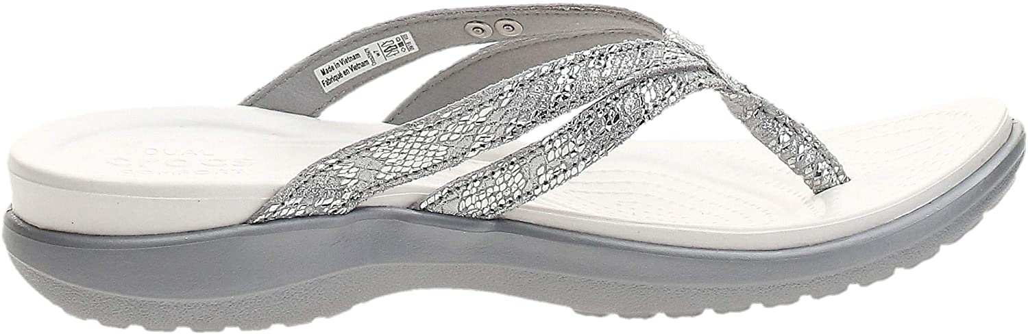 Crocs Women's Capri Strappy Flip Flop | Casual Comfortable Sandals