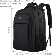 
                        
                          Cargar imagen en el visor de la galería, Matein Travel Laptop Backpack, Business Anti Theft Slim Durable Laptops Backpack
                        
                      