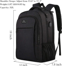 
                        
                          Load image into Gallery viewer, Matein Travel Laptop Backpack, Business Anti Theft Slim Durable Laptops Backpack - JOY2ESpree
                        
                      