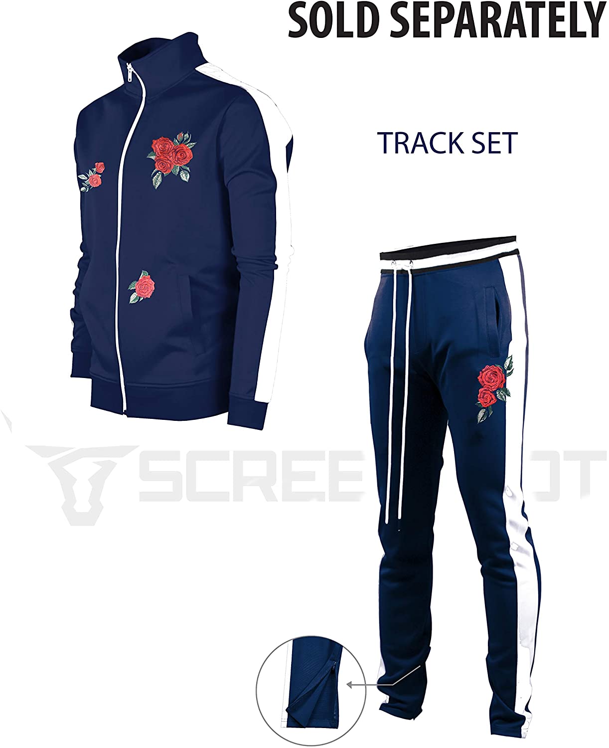 Screenshotbrand Mens Hip Hop Premium Slim Fit Track Pants