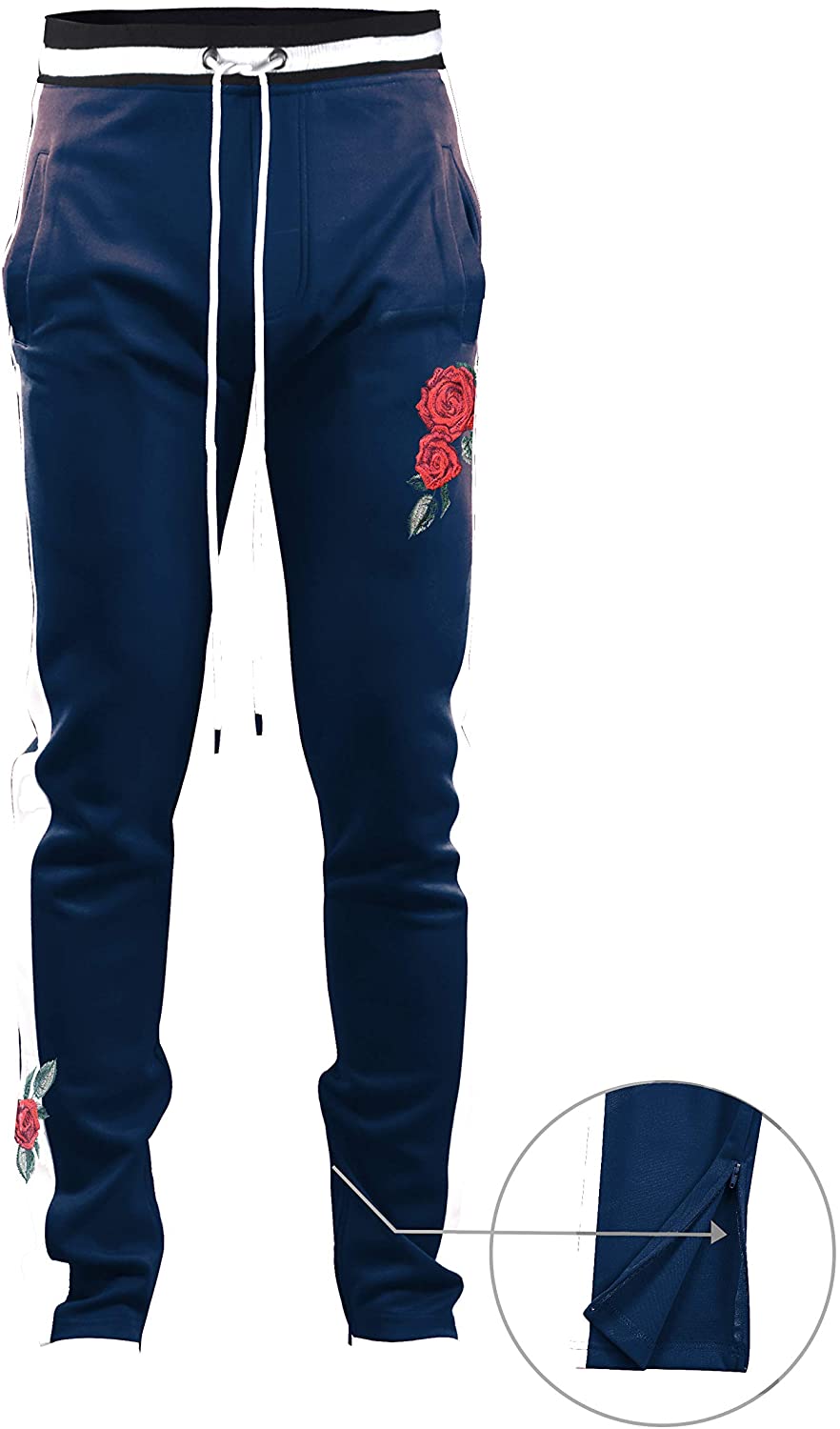 Screenshotbrand Mens Hip Hop Premium Slim Fit Track Pants