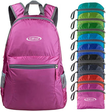 
                        
                          Load image into Gallery viewer, G4Free Ultra Lightweight Packable Backpack Travel Hiking Daypack Handy Foldable Water Resistant Camping Outdoor Backpack
                        
                      