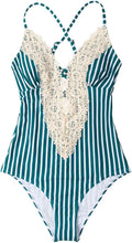 
                        
                          Muat gambar ke penampil Galeri, CUPSHE Fashion Women's Ladies Vintage Lace Bikini Sets Beach Swimwear Bathing Suit
                        
                      