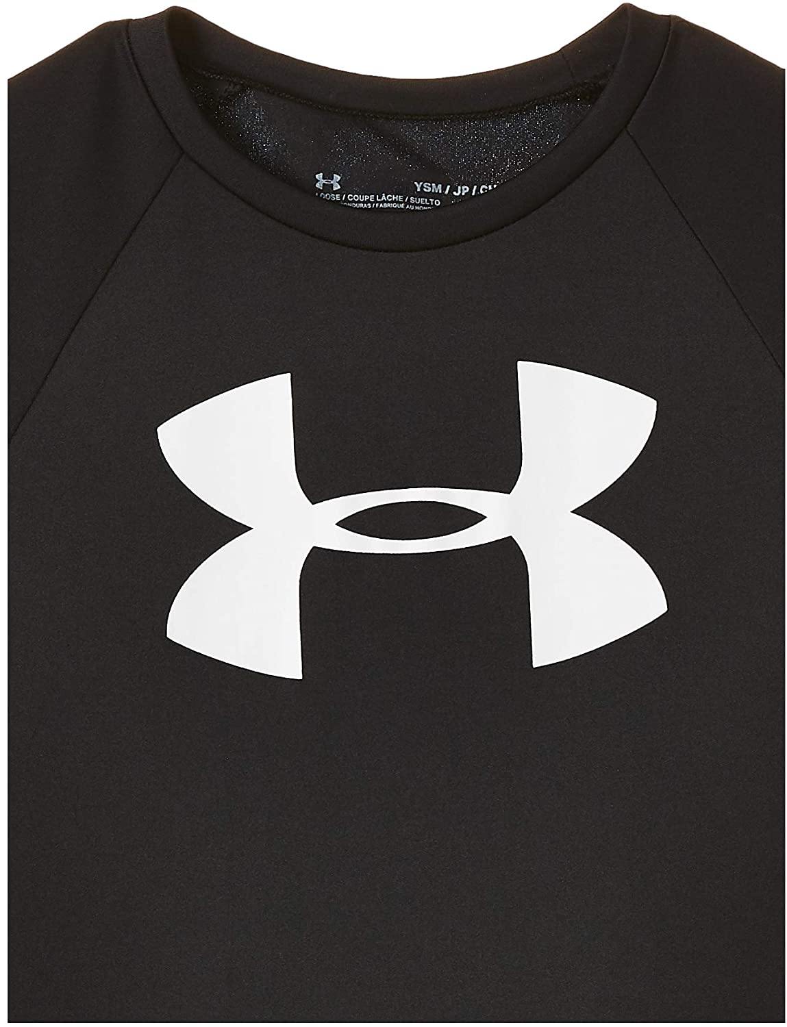 Under Armour Boys' Tech Big Logo Short Sleeve Gym T-Shirt