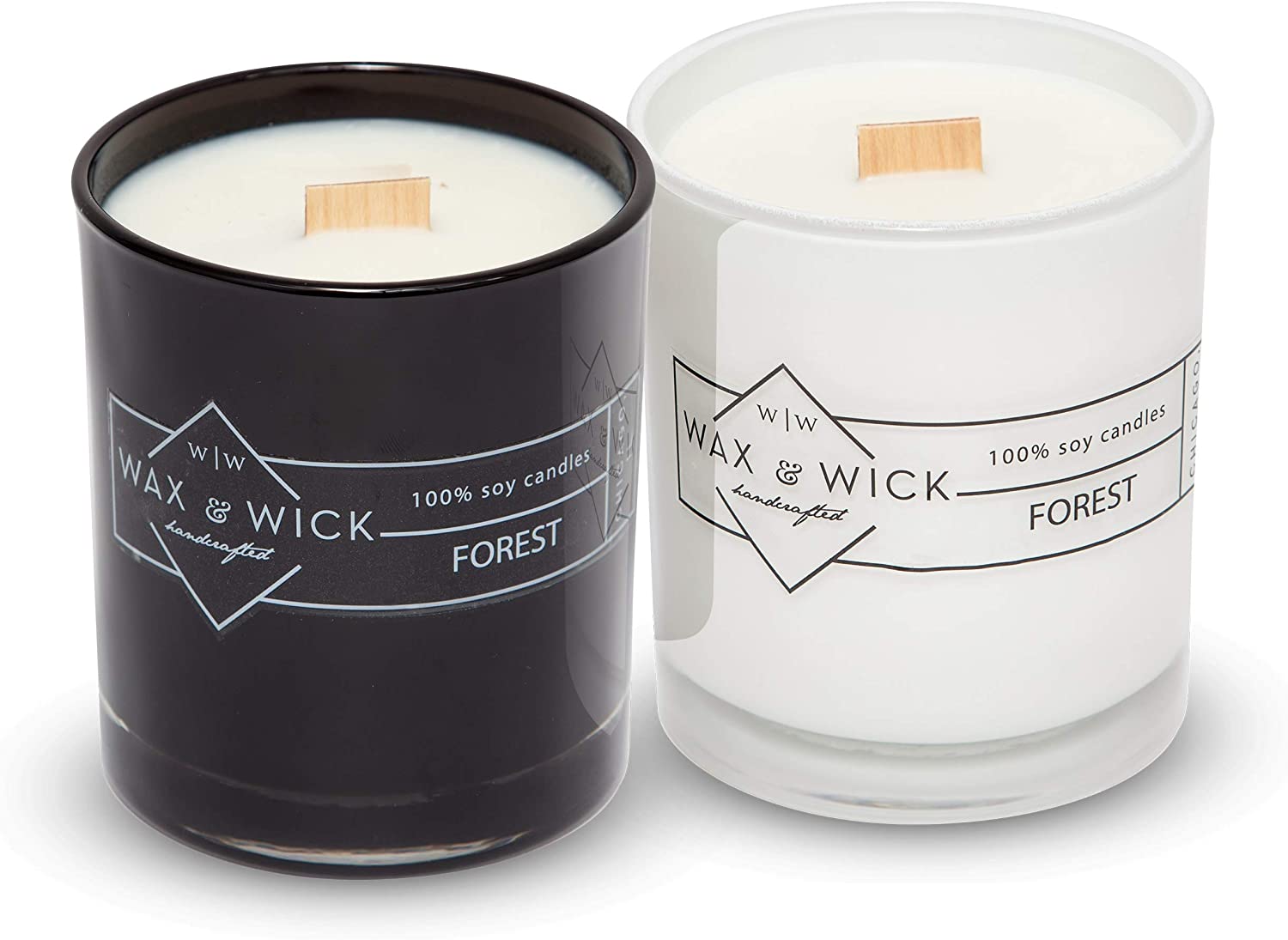Scented Soy Candle: 100% Pure Soy Wax with Wood Double Wick