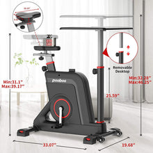 
                        
                          Muat gambar ke penampil Galeri, pooboo Desk Cycle Exercise Bike Indoor Cycling Bike Adjustable Magnetic Resistance Stationary Bike for Home Office - JOY2ESpree
                        
                      
