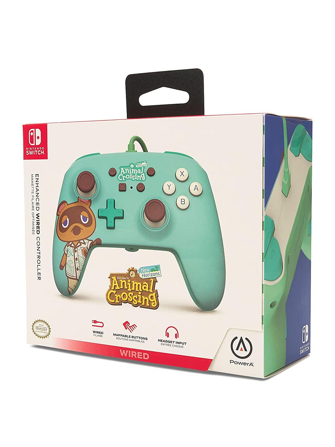 PowerA Enhanced Wired Controller for Nintendo Switch - Mario White, Gamepad, Wired Video Game Controller, Gaming Controller - Nintendo Switch - JOY2ESpree