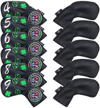
                        
                          將圖片載入圖庫檢視器 Golf Iron Head Covers 11Pcs Golf Club Protector Lucky Clover for Titleist Callaway Taylormade - JOY2ESpree
                        
                      