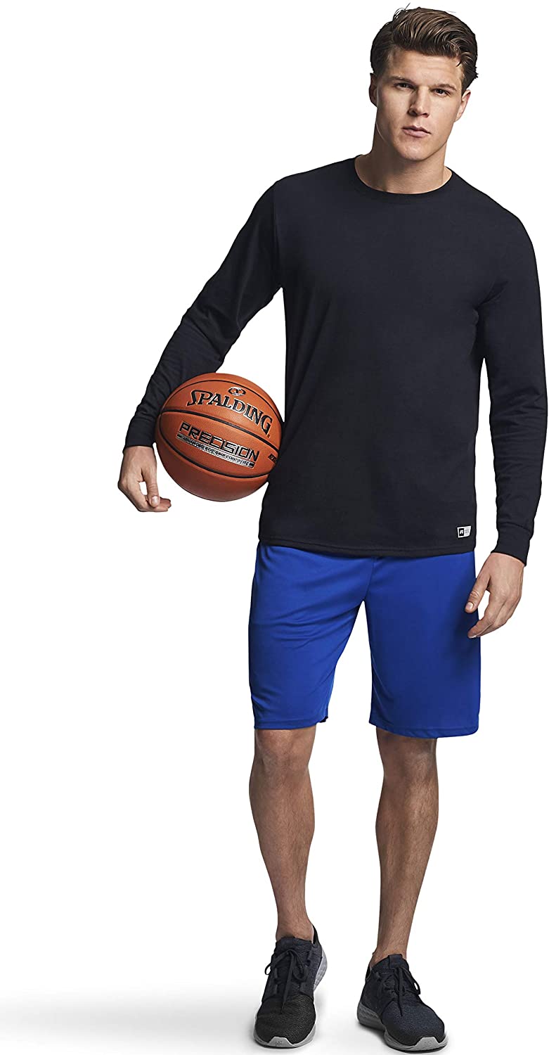 Russell Athletic Men's Cotton Performance Long Sleeve T-Shirts