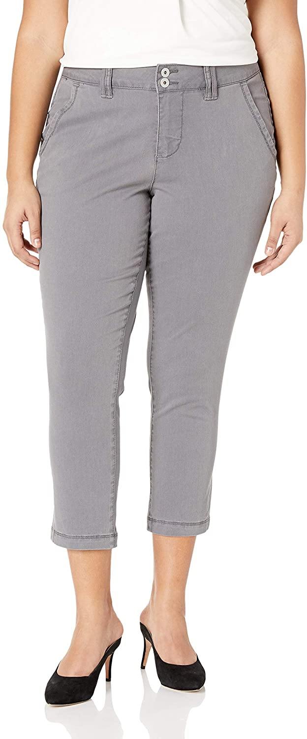 Jag Jeans Women's Plus Size Flora Chino Crop