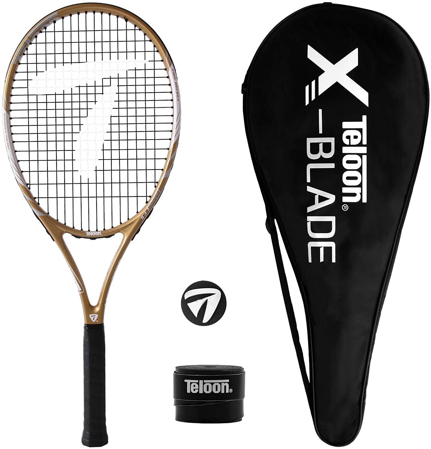 Teloon Recreational Adult Tennis Rackets-27 inch Tennis Racquet for Men and Women College Students Beginner Tennis Racket. - JOY2ESpree