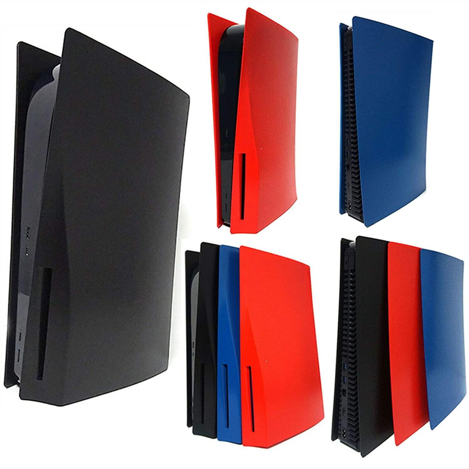 gotor Hard Shell Protective Case Skin Cover Housing Replacement for Playstation 5 PS5 Disk Console (Playstation 5 Disc Version, Black) - JOY2ESpree